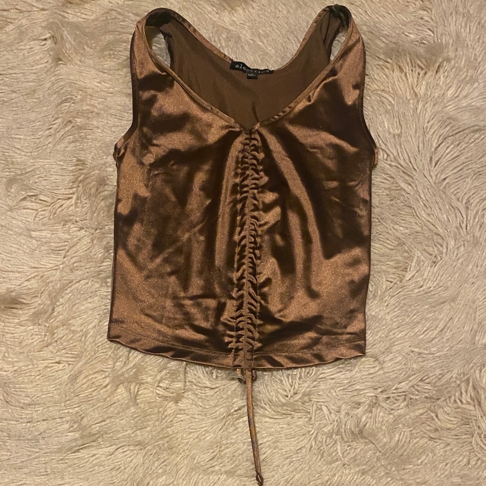Electric Family Shimmering Brown Camisole